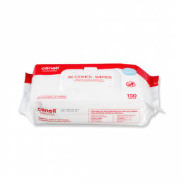 CLINELL ALCOHOL WIPES PACK OF 150'S