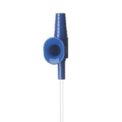 Suction Catheter With Vacuum Control Connector, Blue, Ch 8