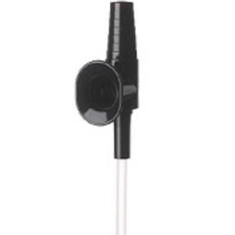 Suction Catheter With Vacuum Control Connector, Black, Ch 10