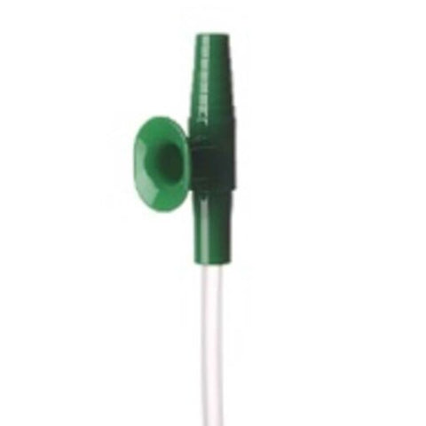 Suction Catheter With Vacuum Control Connector, Green, Ch 14