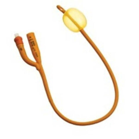 2-Way Balloon Foley Catheter, Orange, 16fr