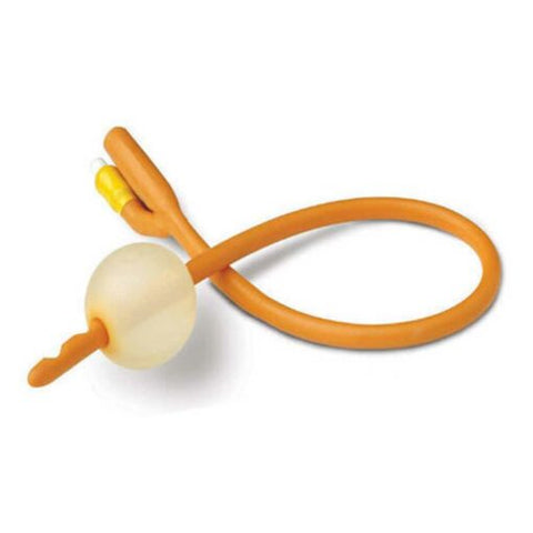 2-Way Balloon Foley Catheter, Yellow, 10fr