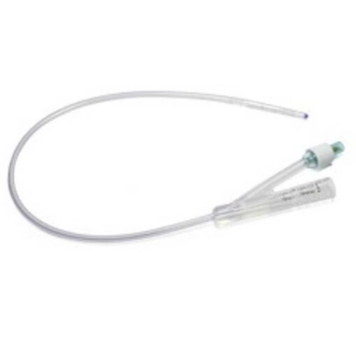 All Silicone Foley Catheter, White, Fr12