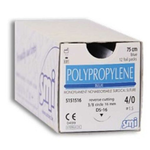 4/0 Polypropylene (Blue), Surgical Suture