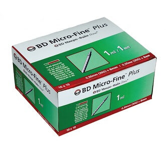 Bd Micro-Fine Plus Insulin Syringes, 1ml