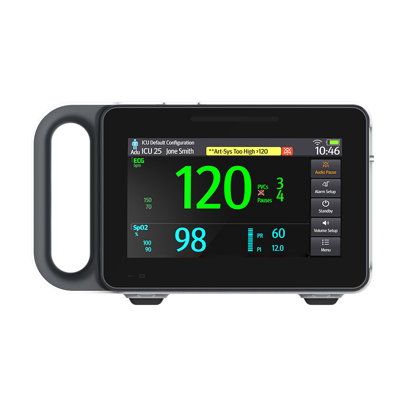 LED multi-parameter patient monitor with SpO2, NIBP, and temperature from medical instruments suppliers in Dubai
