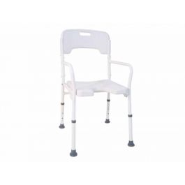 BATH CHAIR - DSR 130, SHOWER CHAIR WITH ARMREST AND BACKREST