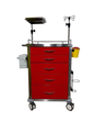 Emergency Crash Cart Five Drawer - 1