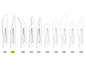 Steel Blades. 11 – Sterile