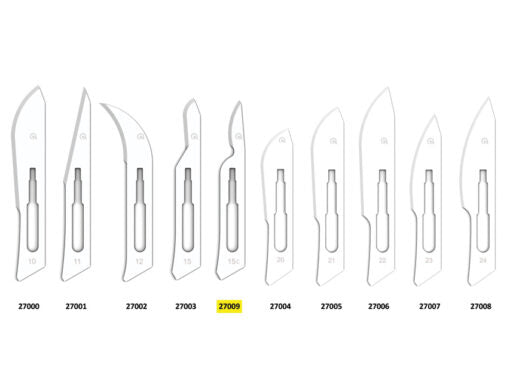 Carbon Steel Blades N. 15C – Sterile