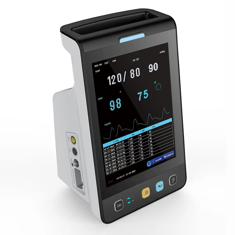 Multi-Parameter VITAL sign Monitor 8inch Spo2+Nibp temp  YONKER( E8 British)