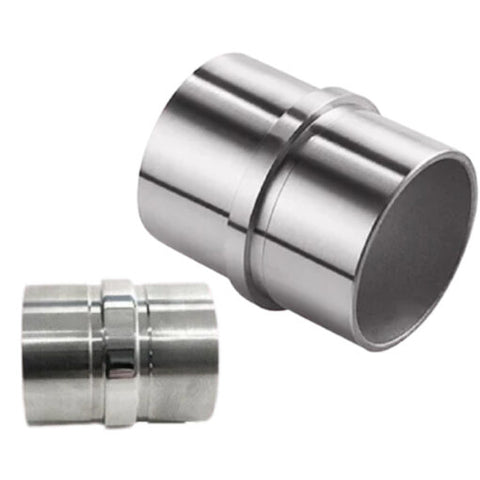 2X Stainless Steel Balustrade Connector Tube