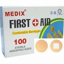 Bandages  Medix  First Aid Plaster, Round Band-Aid