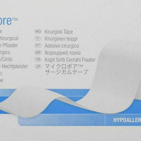 Micropore Paper Surgical Tape 7. 5cm x 9.14m (3in x 10yds)