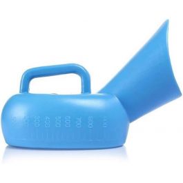 Blue Plastic 1000ml Female Urinal