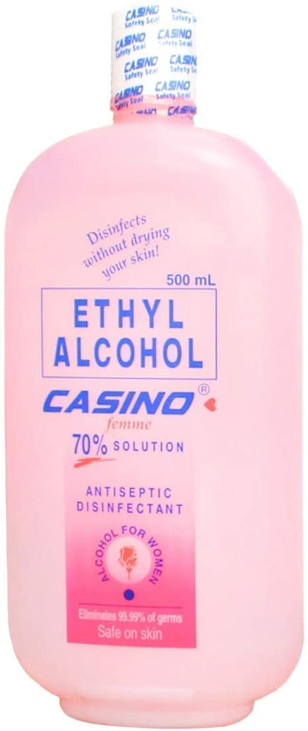 Casino Ethyl Alcohol 70% Solution – 500ml, Femme – Pink