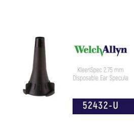 WELCHALLYN 52432-U PEDIATRIC OTOSCOPE SPECULA 2.75 mm - SINGE USE