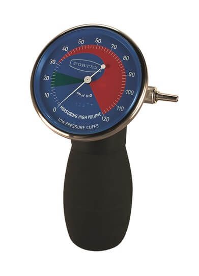 Manchetopblaasdrukmeter met verbindingsbuise