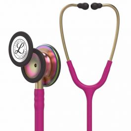 3M Littmann Stethoscope Classic III Raspberry Tube with Rainbow Finish - 5806