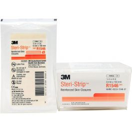 3M™ Steri-Strip™ Reinforced Adhesive Skin Closures R1546, 6 mm x 100 mm, 50/BOX