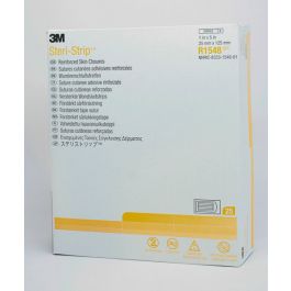 3M™ Steri-Strip™ Reinforced Adhesive Skin Closures R1548, 25 mm x 125 mm, 25/BOX