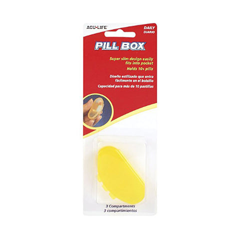 Acu Life Daily Pill Box Kidney Shaped