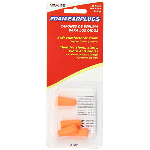 Acu Life Foam Ear Plugs 2 Pair