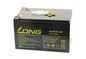 BATTERY, RECHARGEABLE, LEAD ACID, SEALED, 12 V, 12 AH, LONG, WP12-12