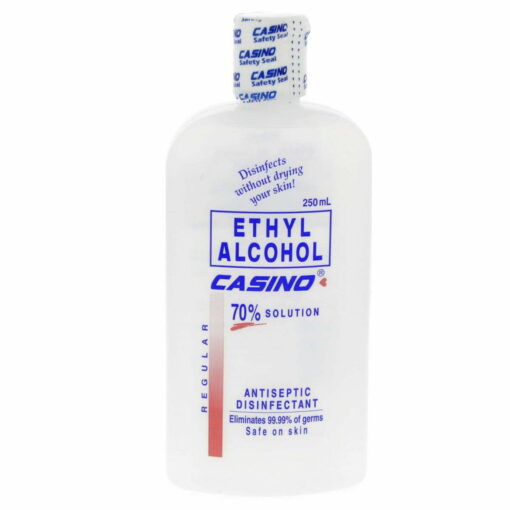 Ethyl Alcohol 70% Solution – 250ml, Original – White