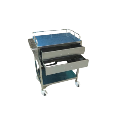 Instruments Double Drawer Trolley