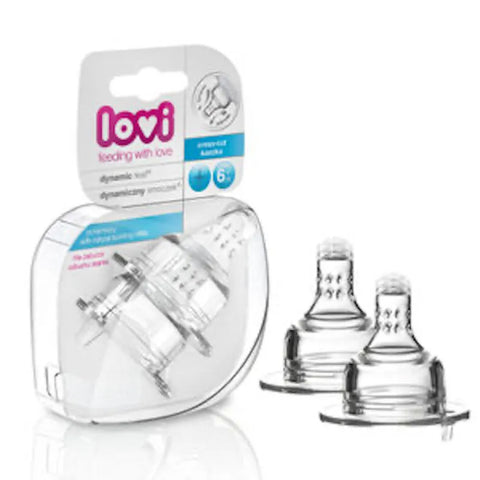 Lovi Dynamic Teat – Porridge 6M+ ( 2 Pcs)- 18753