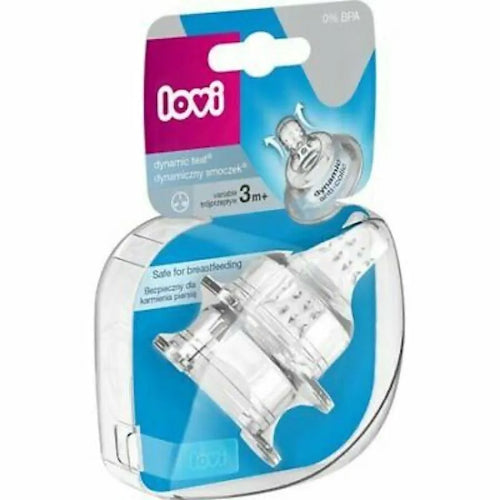 Lovi Dynamic Teat – Tri Flow 3M+ ( 2 Pcs)- 18754