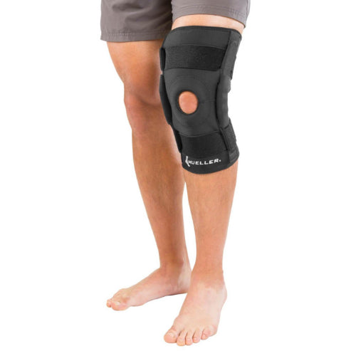 Mueller Hinged Wraparound Knee Brace Medium or Large – 53137