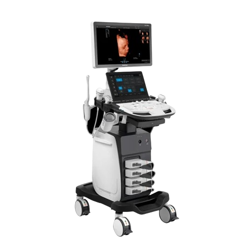 Trolley Color Doppler Ultrasound 15 inch with Convex probe for advanced diagnostic imaging in UAE hospitals and clinics