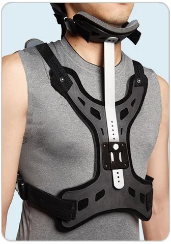 CERVICAL COLLAR WITH THORACIC SUPPORT  SIZE M/2