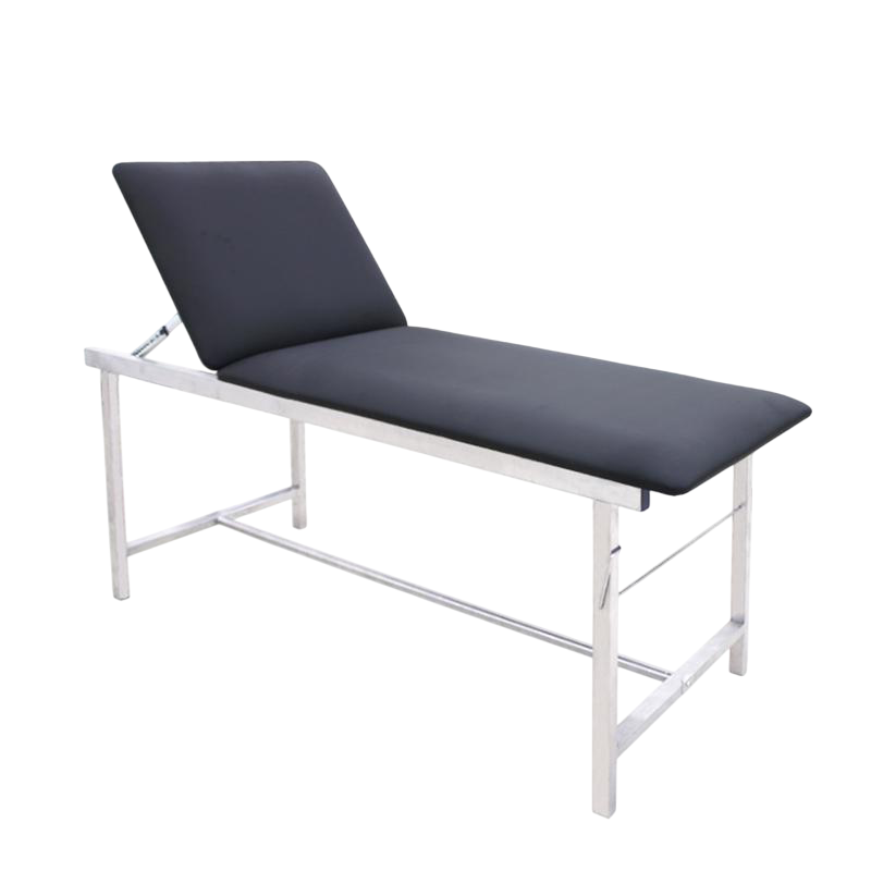 Premium quality medical examination couch with stainless steel frame
