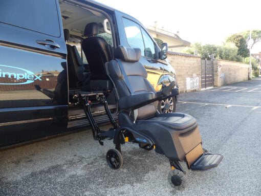 Wheelchair With Wheels In Car (Releasable) By Marafek Mobility