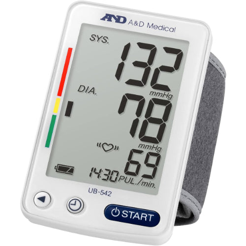 A&D Medical – UB-542 Extra Large Display Wrist Blood Pressure Monitor