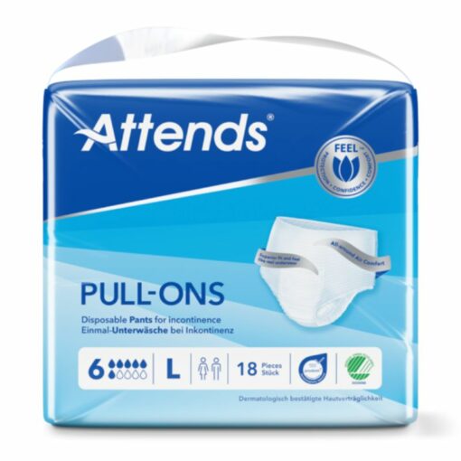 Attends – Pull Ons 6 L – Pack of 18pcs