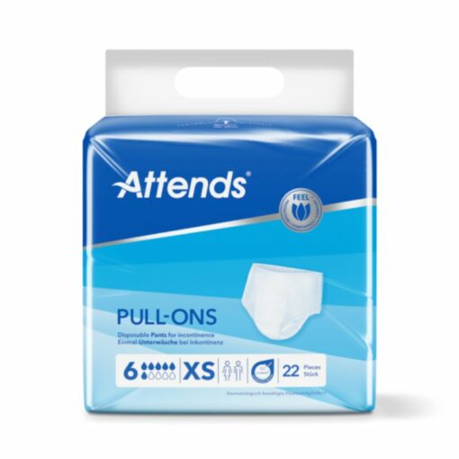 Attends – Pull Ons 6 X-Small – Pack of 22