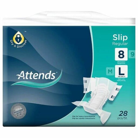 Attends – Slip Regular 8 Large Pack of 28