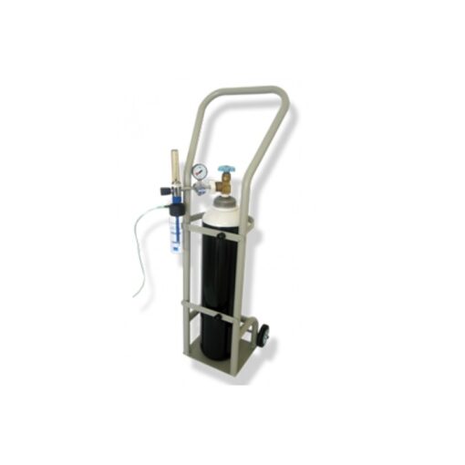 Bull Nose Aluminium Oxygen Cylinder 48 cft with Trolley | Adams Med ...