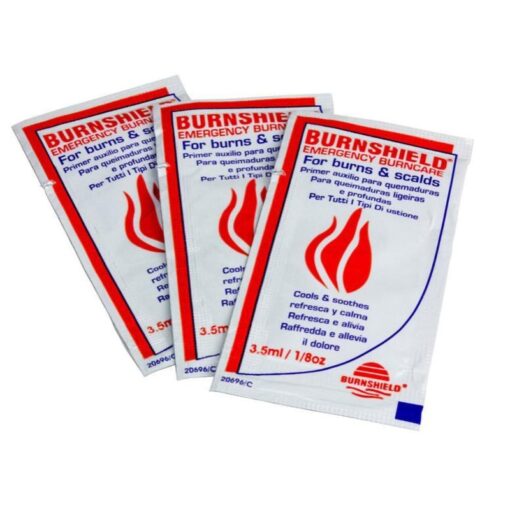 Burnshield – Hydrogel Burn Blott Sachets Bulk، 3.5 مل (1/8 أونصة)