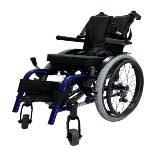 Children Manual Wheelchair with Safety Harness and Adjustable Seat Sizes – GM-FS980LQF8-G