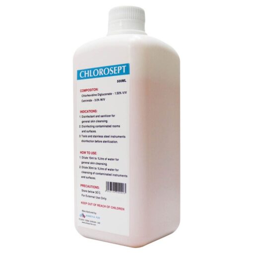 Chlorosept Antiseptic Disinfectant 500ml – EM-8121