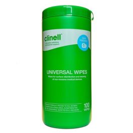 CLINELL UNIVERSAL WIPES TUB 100'S