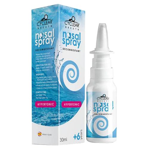 Cyclear – Hypertonic Nasal Spray 6+ 30ml