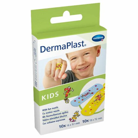 Dermaplast – Kids Colorful and Water Resistant, 20pcs – 535650.A