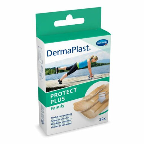 Dermaplast – Protect Plus Family, 32pcs – 522860