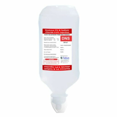 Dextrose 5% & Sodium Chloride 0.9% IV Infusion, 500ml